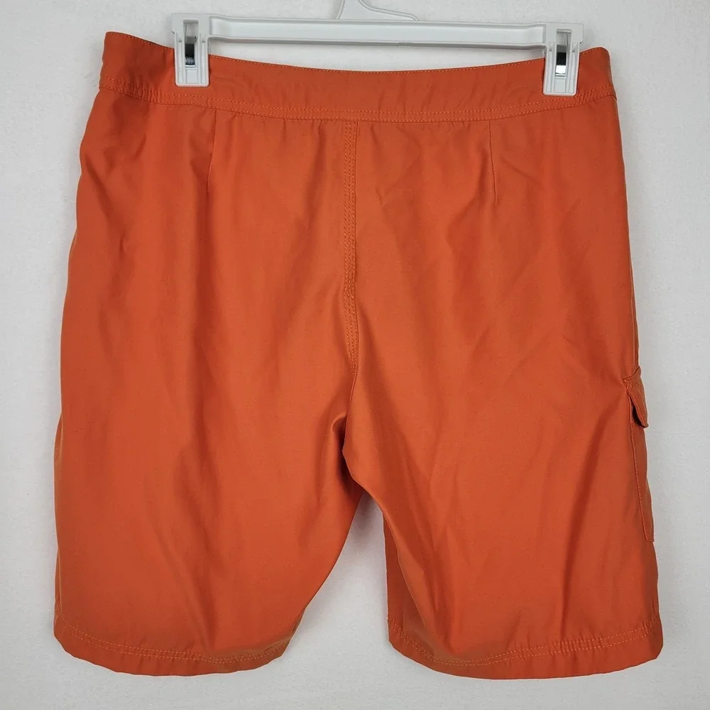 Vintage Billabong Board Shorts Mens 36‎ Burnt Orange Surf Swim Cargo Pockets